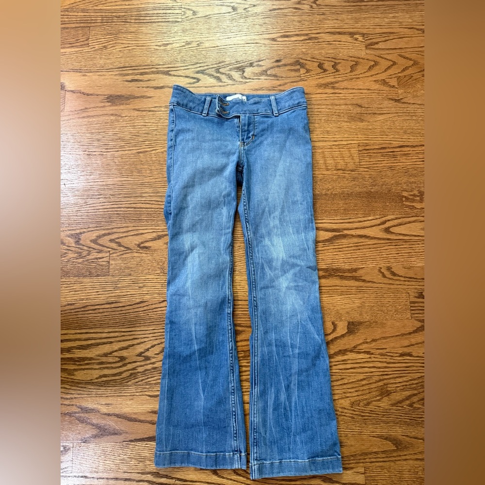 Abercrombie Kids Light Blue Denim Pants girls 9/10